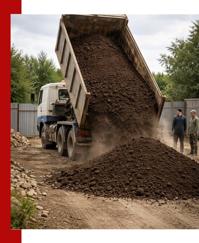 Доставка самосвалом 10 кубов в Туле быстро и надёжно