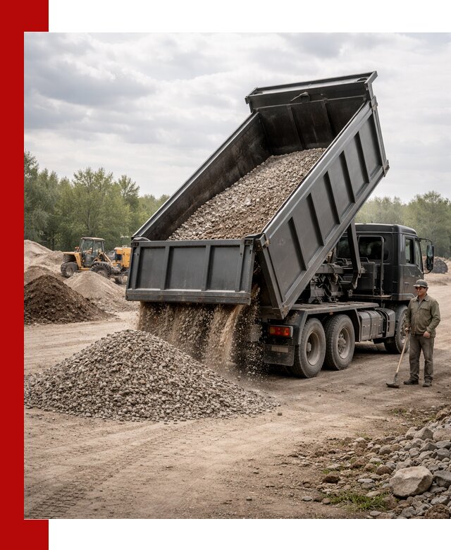 Доставка самосвалом 30 м3 по выгодным ценам в Туле