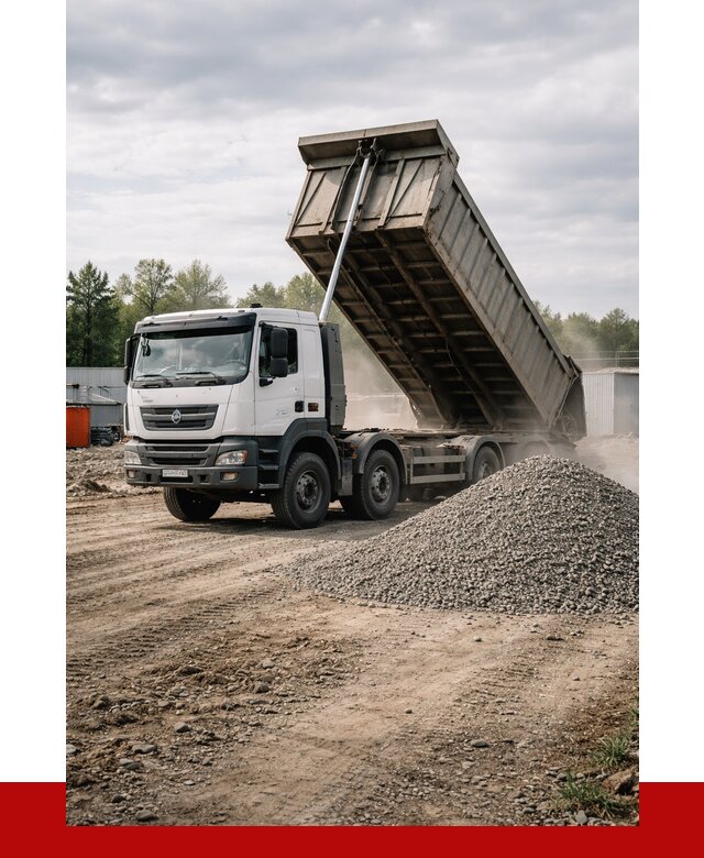 Доставка самосвалом 40 кубов в Туле от 9152 р. | ПРОНЕРУДТул