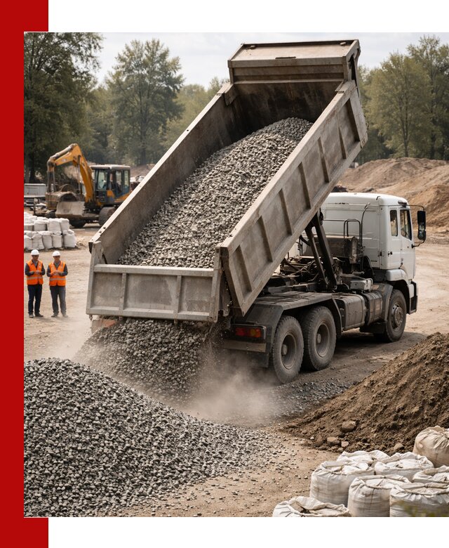 Аренда самосвала в Туле для доставки сыпучих и нерудных материалов