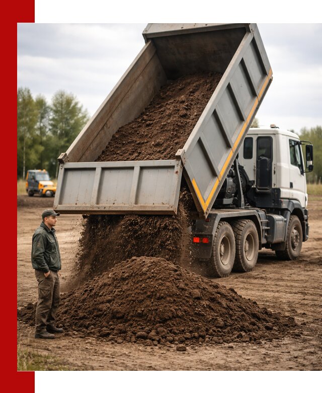 Аренда самосвала с водителем в Туле для сыпучих грузов и навоза