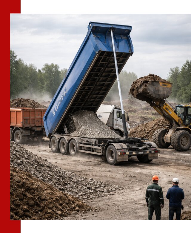 Аренда тонар 40 тонн в Туле с доставкой материалов