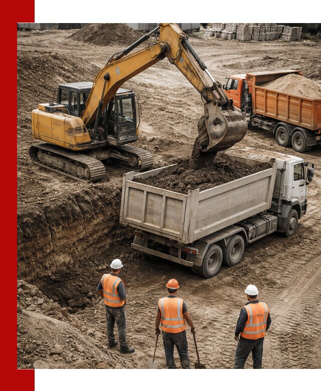 Разработка грунта для строительства и благоустройства в Туле