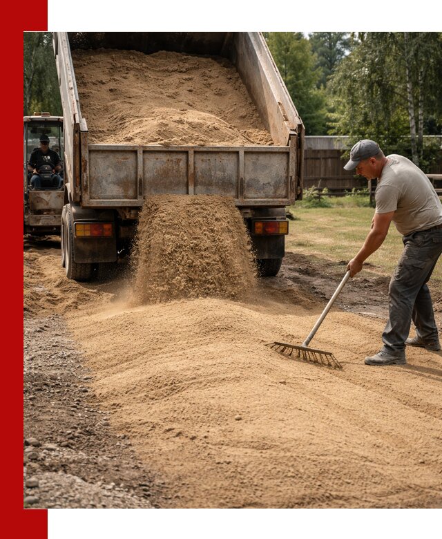 Отсыпка участка песком в Туле быстро и качественно