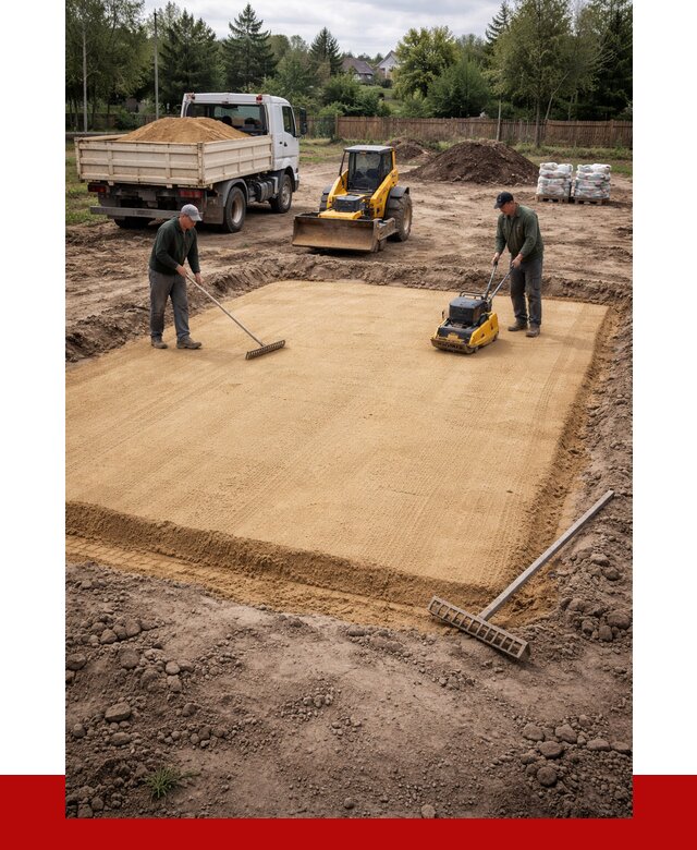 Устройство песчаной подушки в Туле от 4576 р. ПРОНЕРУДТул