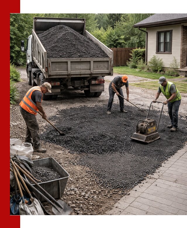 Асфальтовая крошка для двора с доставкой в Туле